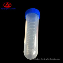 15ml Blue Orange Screw Cap Round Bottom Plastic Centrifuge Tube